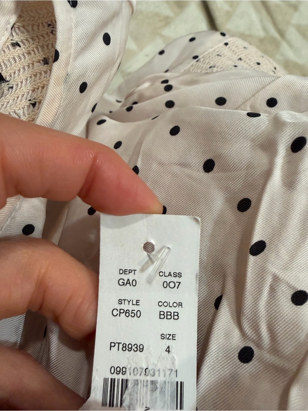 J crew Veranda shirt in dot print - Picture 5 of 5
